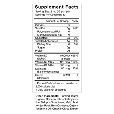 Vitamin D3 + K2 + CoQ10